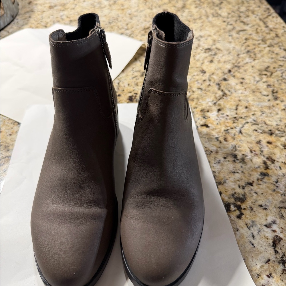 Women’s Brown Leather Ankle Boots